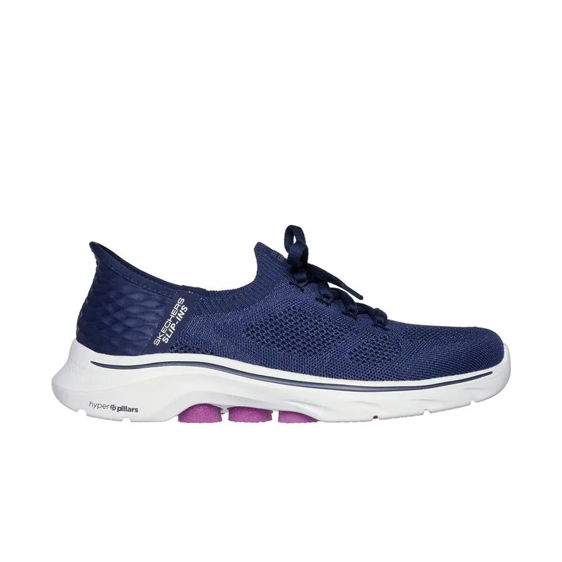 SLIP-INS: GO WALK 7 - 125213/NVPR Quick Slip Shoes