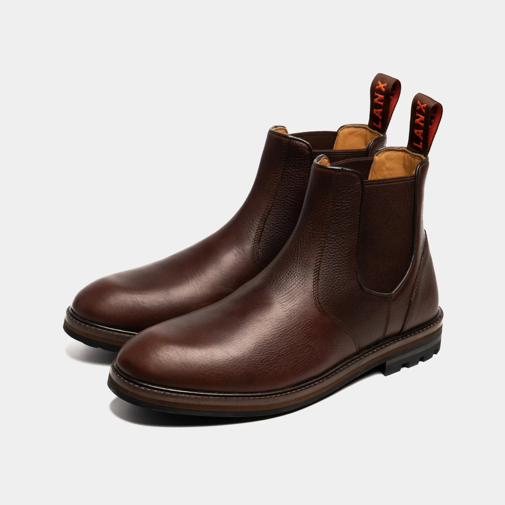 Comfy Urban Wear Casual Wear HOGHTON // CHESTNUT GRAINED