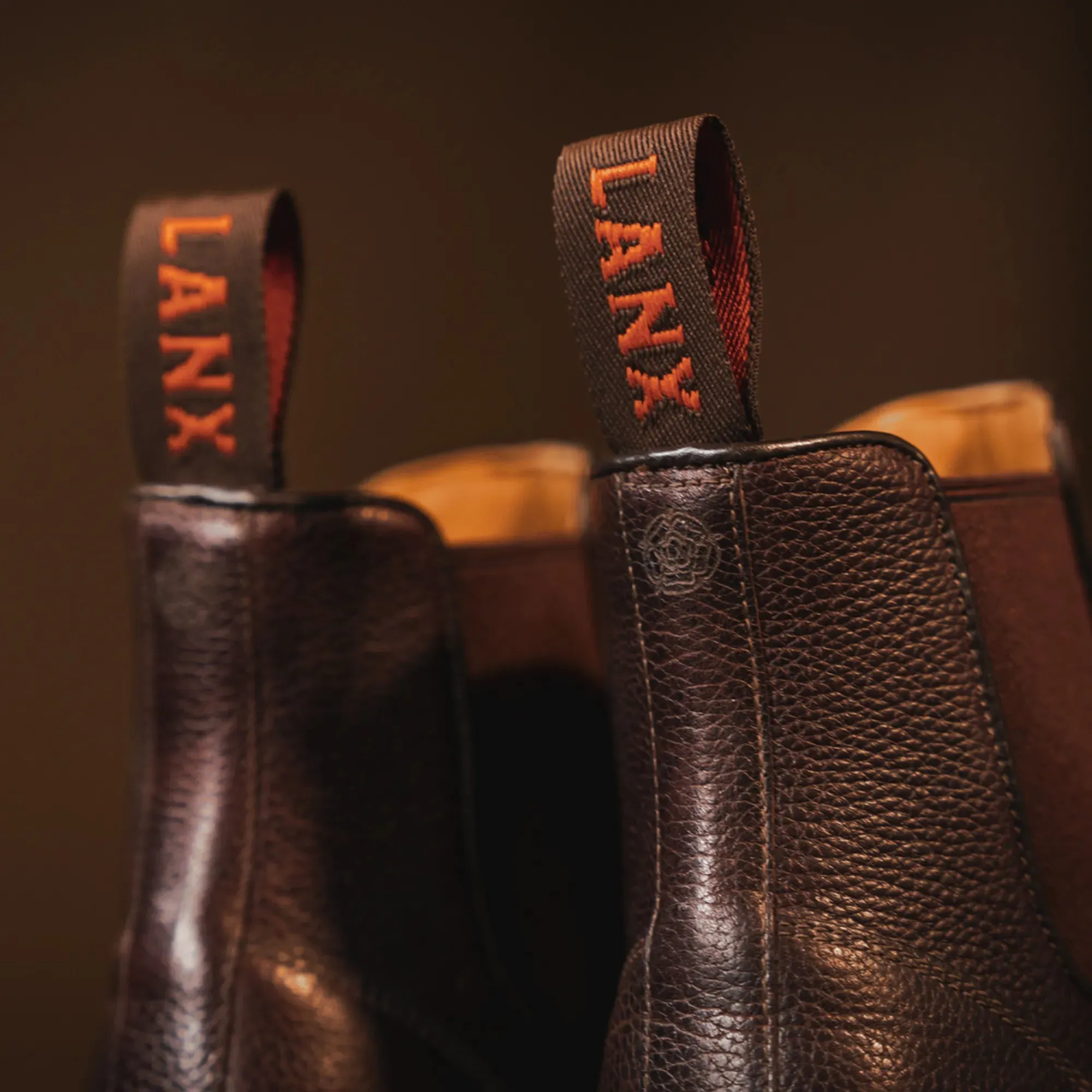 Smooth Leather HOGHTON // CHESTNUT GRAINED