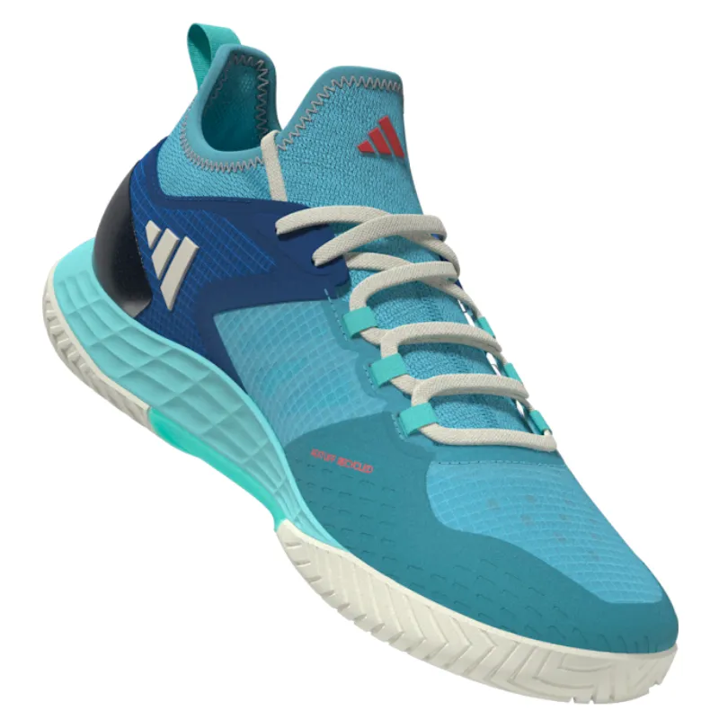 Adidas Adizero Ubersonic 4.1  Men Tennis Shoes - Turquoise / Light Aqua / Off White Active Foam