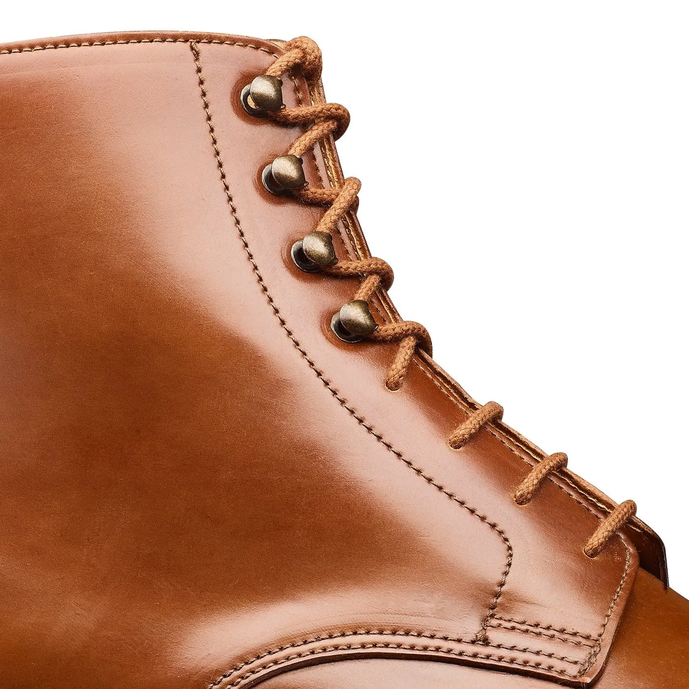 Smooth Sleek Finish Smart Shoes Harlech Whisky Cordovan