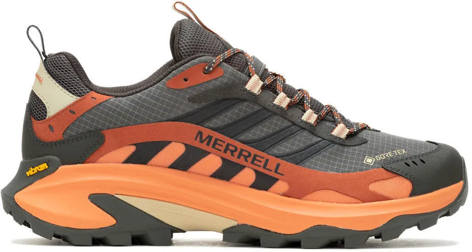 Merrell Moab Speed 2 GORE-TEX Mens Walking Shoes - Grey Fast Trail Boots