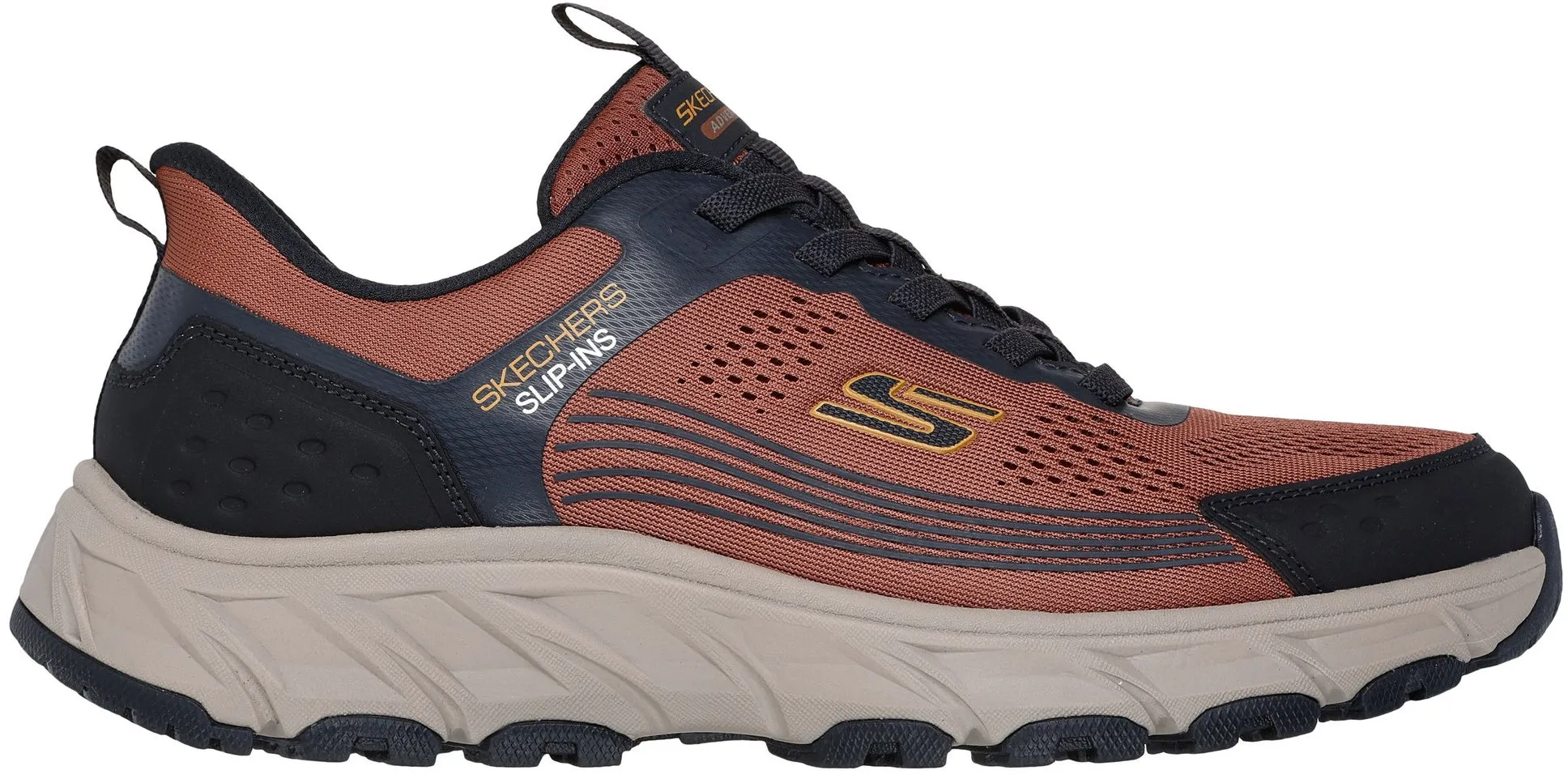 Easy Cushion Skechers Hillcrest 2.0 Mens Walking Shoes - Brown