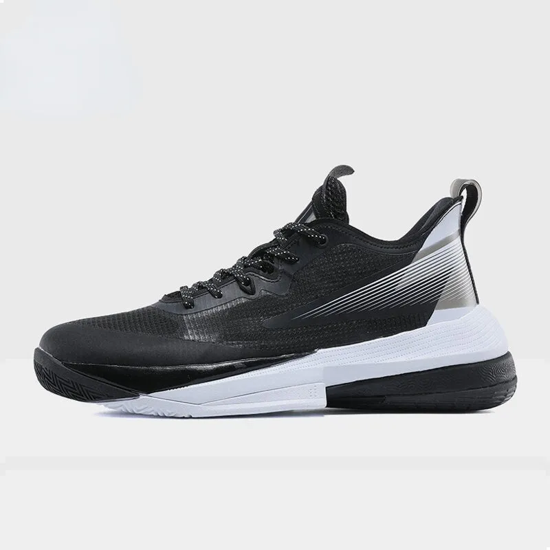 PEAK  LIGHTNING Basketball Shoes Men Sneakers TAICHI series Black Superior Foot Control Mid Top Structure
