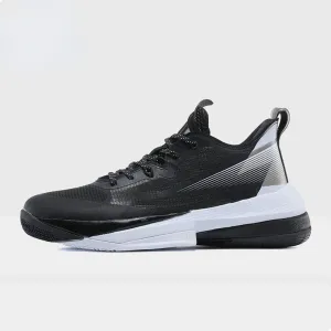 PEAK  LIGHTNING Basketball Shoes Men Sneakers TAICHI series Black Superior Foot Control Mid Top Structure