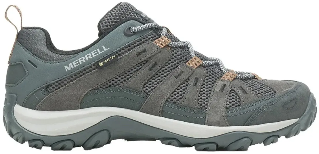 Merrell Alverstone 2 GORE-TEX Mens Walking Shoes - Grey Slope Climb Sturdy Trekking