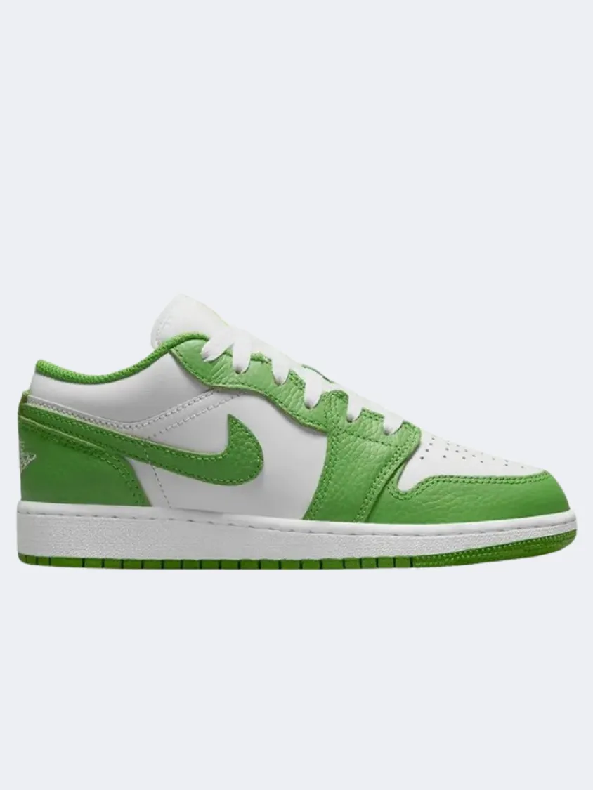 Nike Air Jordan 1 Se Gs-Boys Lifestyle Shoes White/Chlorophyll Space Vibe