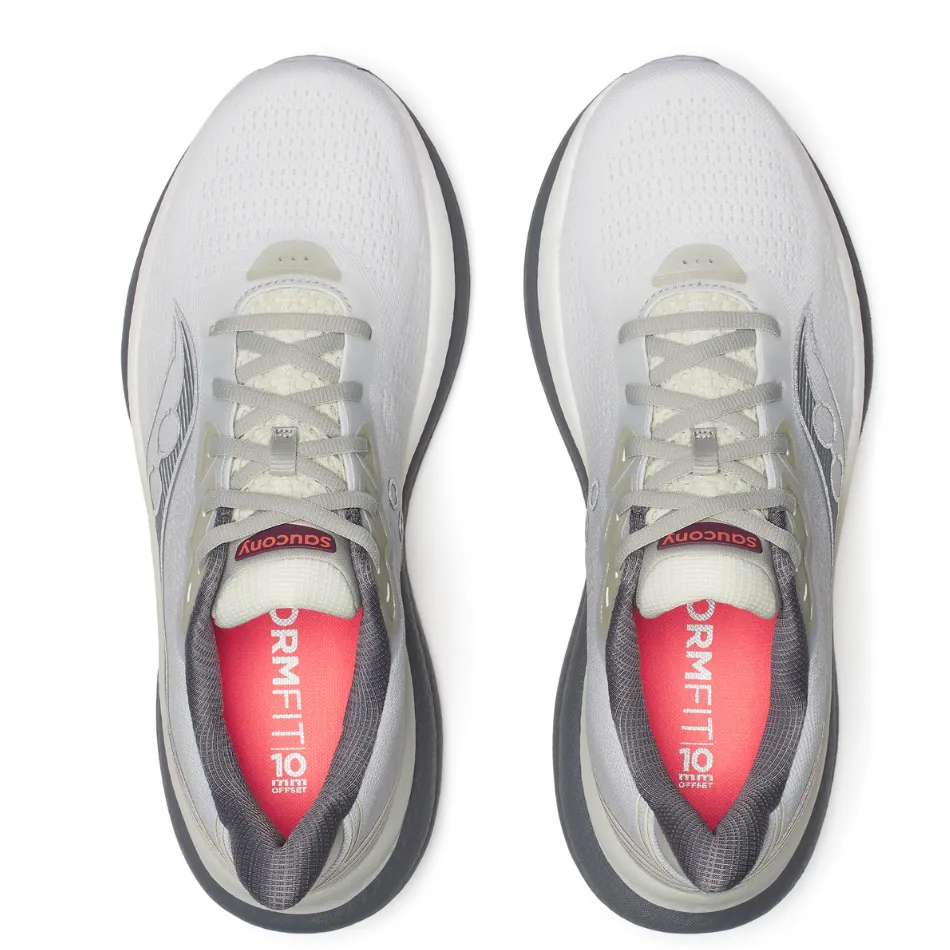 Saucony Men's Triumph 23 Running Shoes in Grey/Shadow - Online Exclusive moon - design shoes