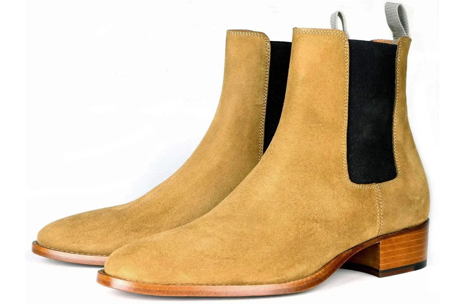 Manhattan Chelsea Boot Tan Suede Chic casual Long Lasting