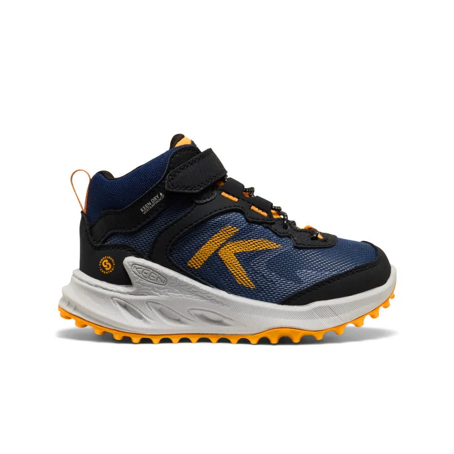 Dynamic Style Little Kids' Zionic Waterproof Boot  |  Naval Academy/Bright Marigold