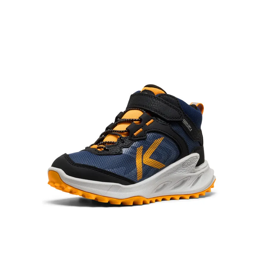 Little Kids' Zionic Waterproof Boot  |  Naval Academy/Bright Marigold Materials are chosen for breathability and endurance Cushioned arch