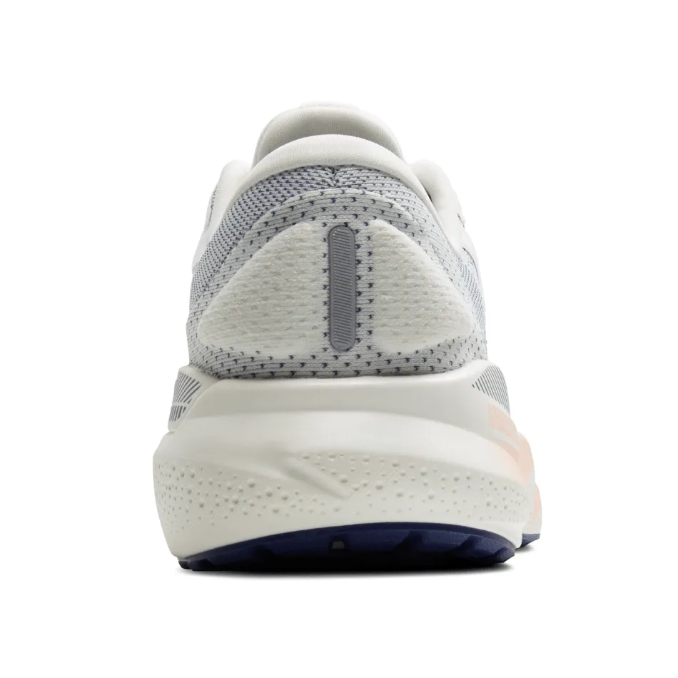 Brooks Women's Adrenaline GTS 24 Running Shoes D Width (Wide Fit) in Grey/Blue Ribbon/Peach SS25 sustainable production shoes