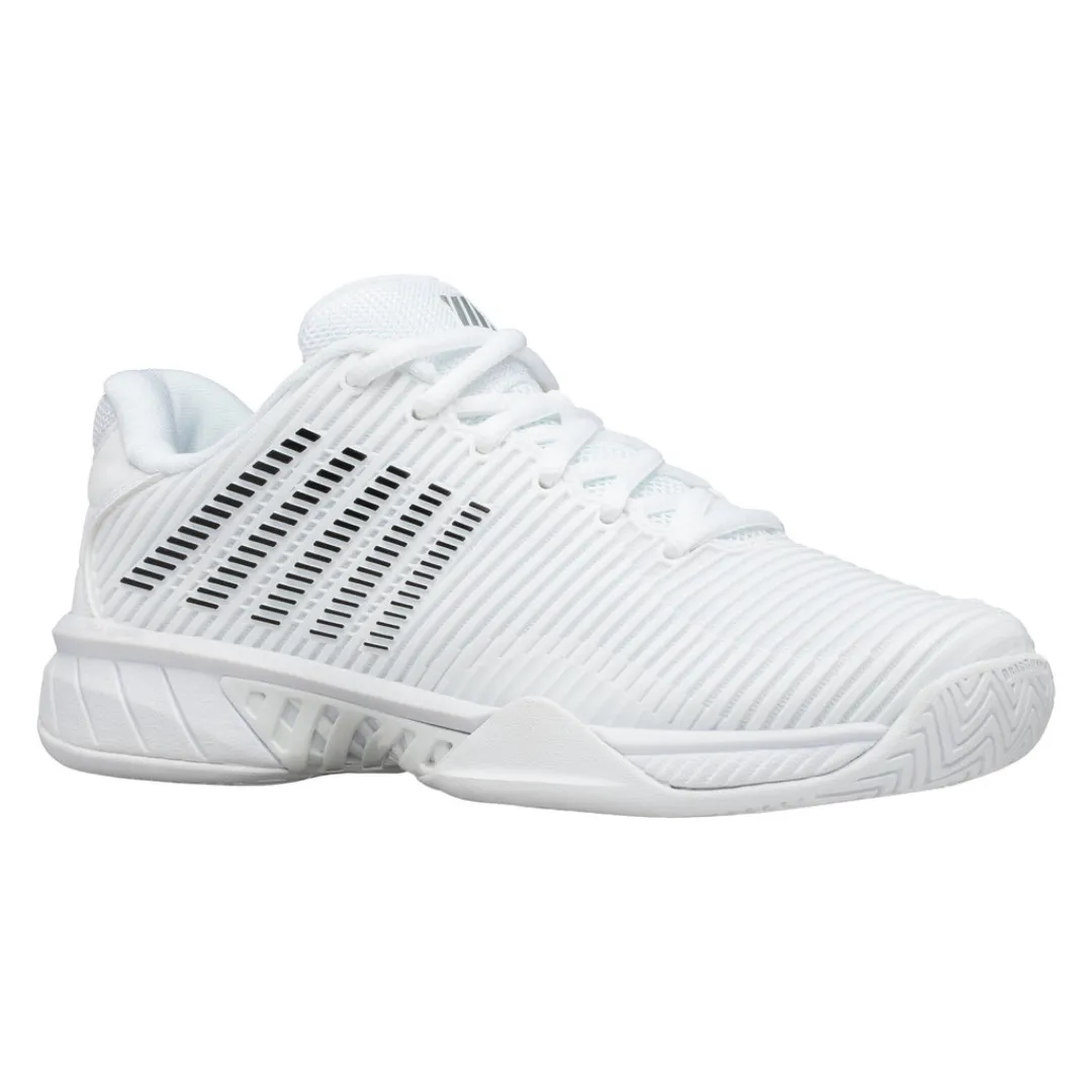 Impact Zone K Swiss Hypercourt Express 2 White/Black Women Tennis Shoes