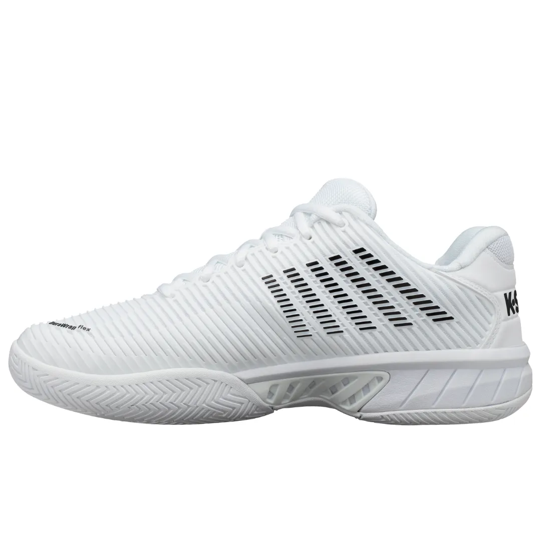 Dynamic Sole K Swiss Hypercourt Express 2 White/Black Women Tennis Shoes