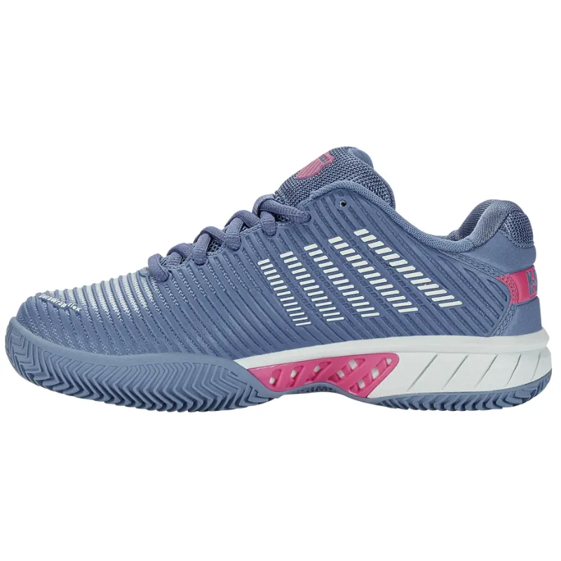 K Swiss Hypercourt AC Express 2 Hardcourt Womens Tennis Shoes - Infinity / Blue Blush / Carmine Rose Comfortable Run