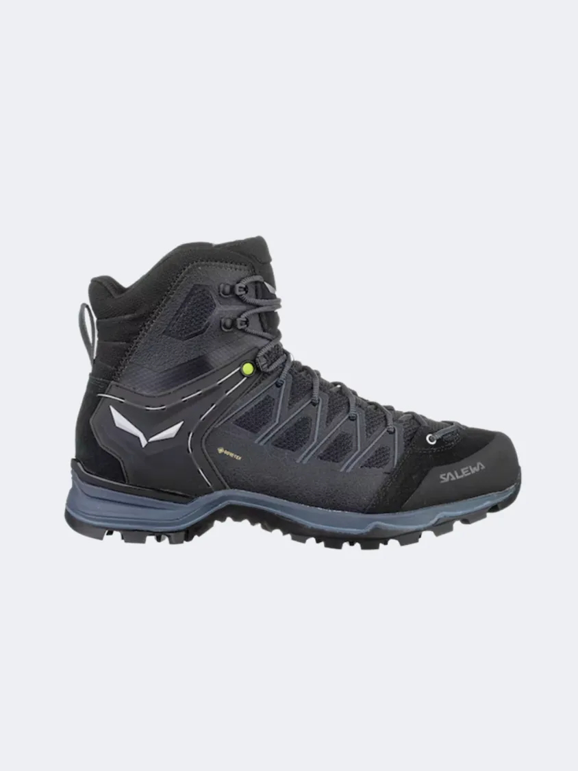 fast walking Salewa Mountain Trainer Lite Mid Gore-Tex Men Boots Black