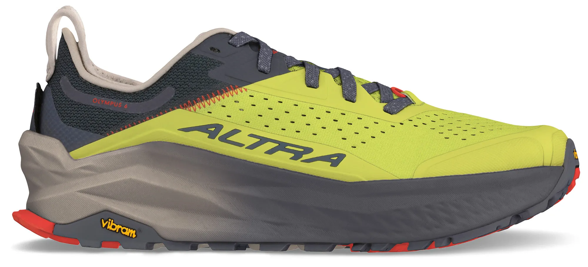 Altra Olympus 6 Mens Trail Running Shoes - Green Modern Motion Ease