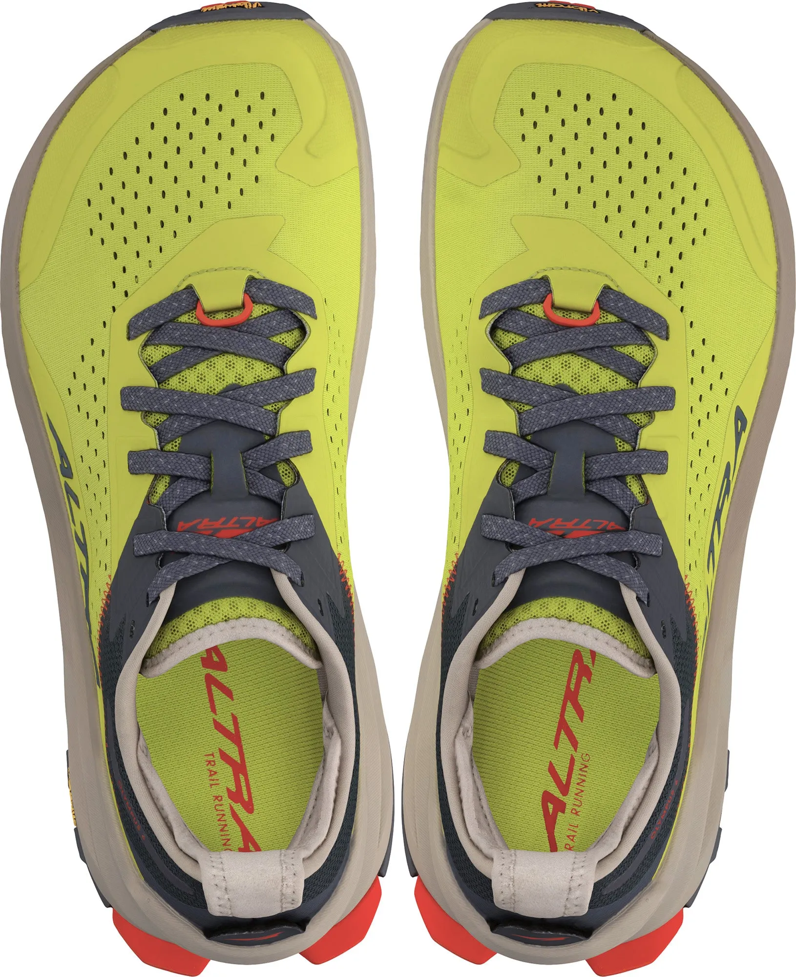 Altra Olympus 6 Mens Trail Running Shoes - Green Flexible Design Heel Cushion