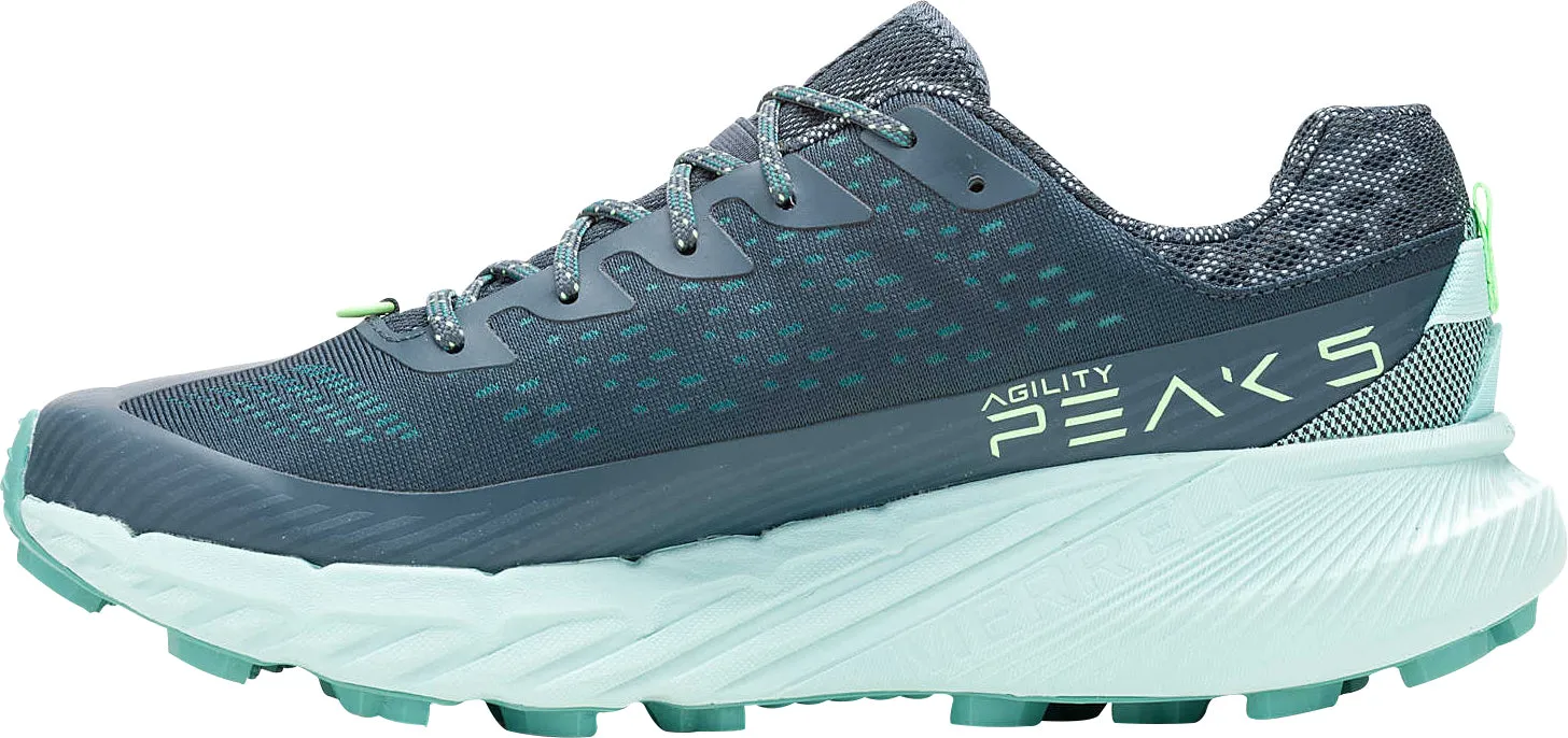 Urban fitness High Mobility Merrell Agility Peak 5 Mens Trail Running Shoes - Grey