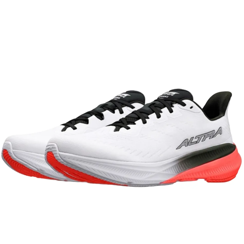 Altra Men's Experience Flow 2 Berlin Running Shoes in White/Coral AW25 elastic - lace shoes buckle - strap shoes