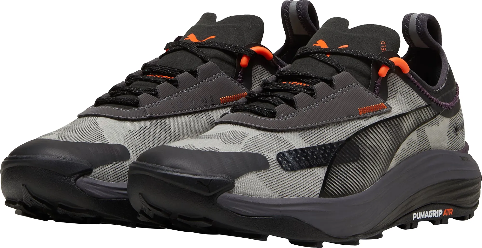 Footwear Tech Endurance Boost Puma Voyage Nitro 3 GORE-TEX Mens Trail Running Shoes - Grey