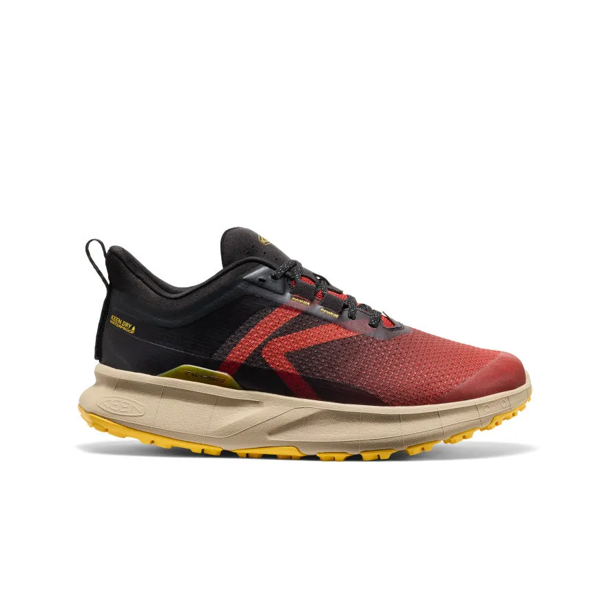 High Activity Efficient Move Men's 450 Dirt Waterproof Hiking Shoe  |  Red Ochre/Black