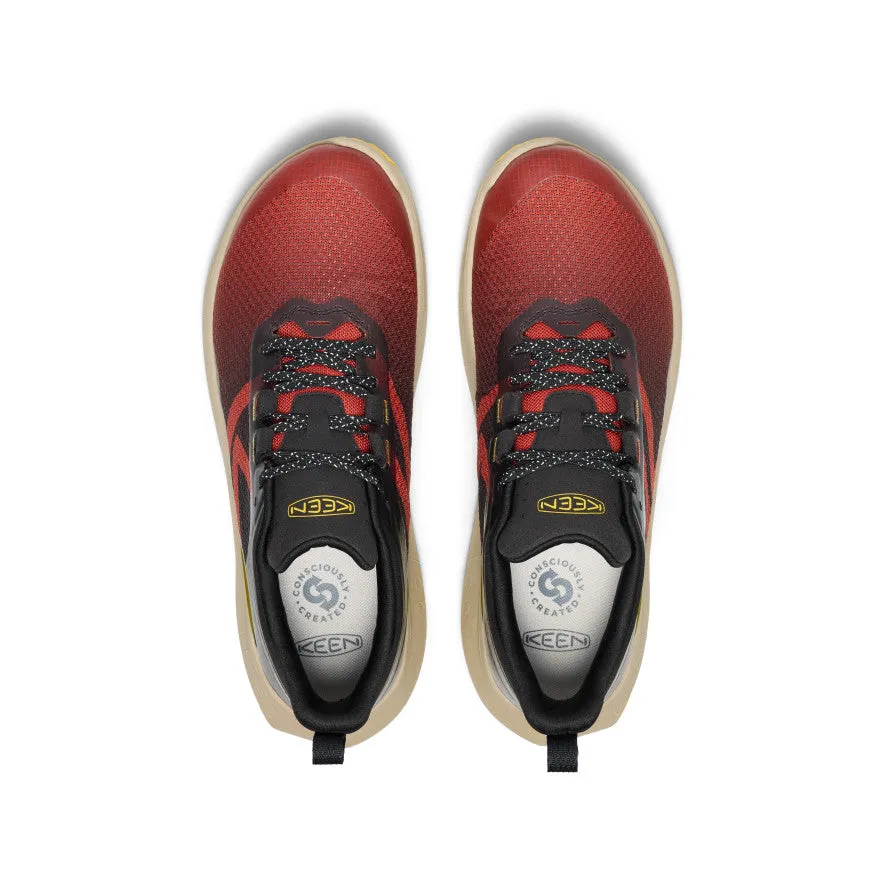 Men's 450 Dirt Waterproof Hiking Shoe  |  Red Ochre/Black Body Align