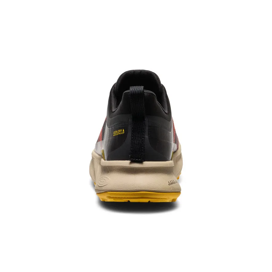 Fitness use Men's 450 Dirt Waterproof Hiking Shoe  |  Red Ochre/Black