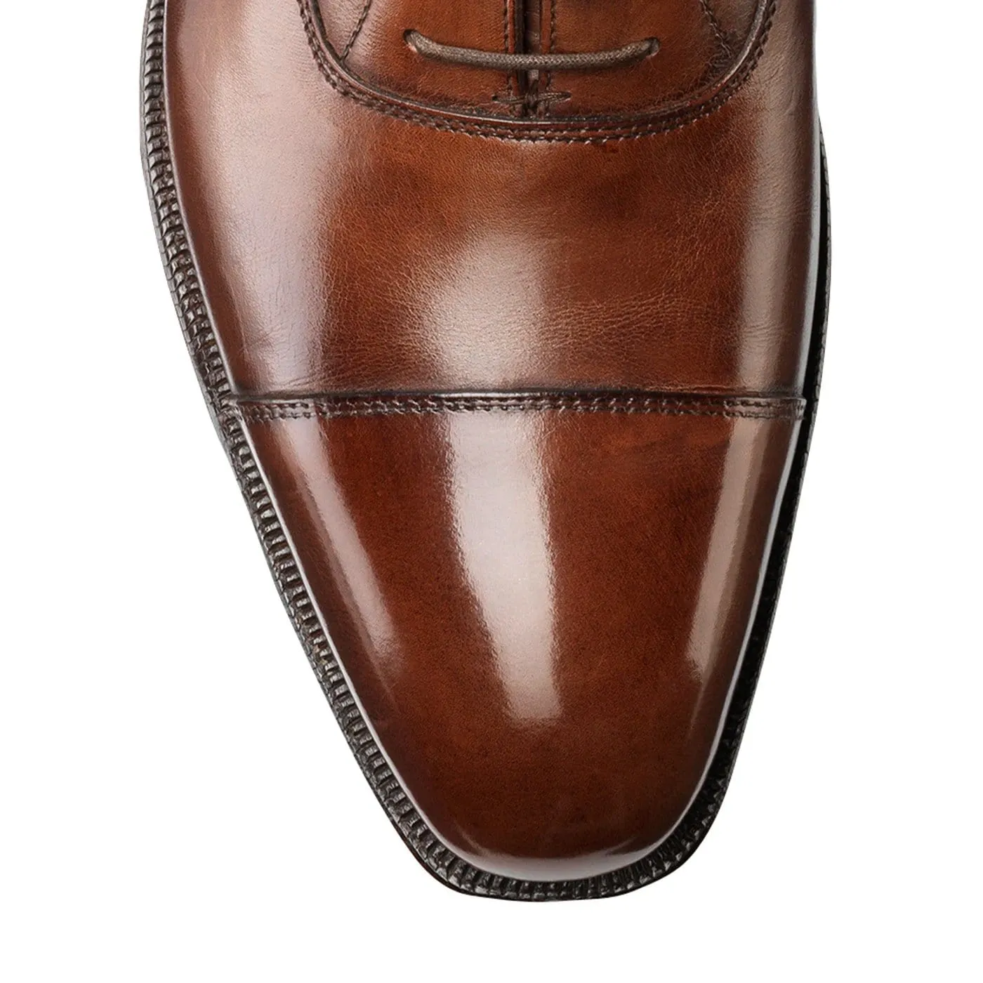 Audley Dark Brown Antique Calf Quick Fit Smart Fashion