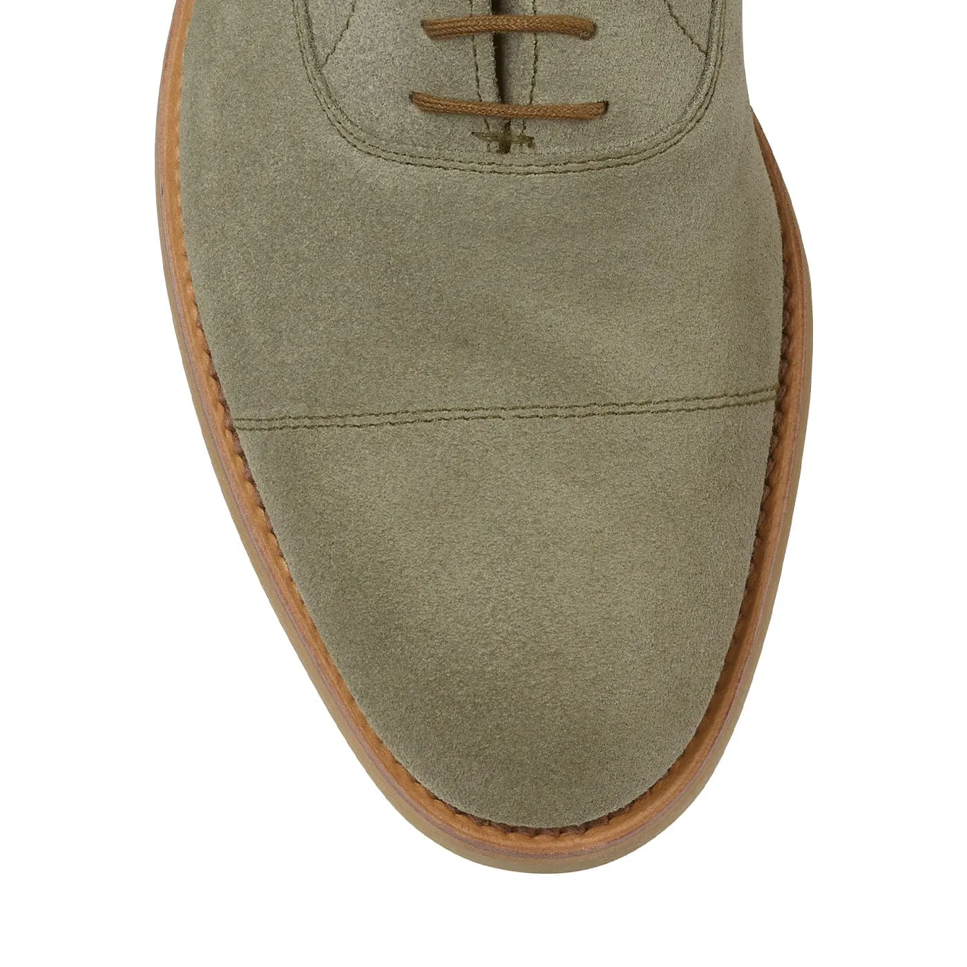 Tresco Pistachio Suede Flexible Fit