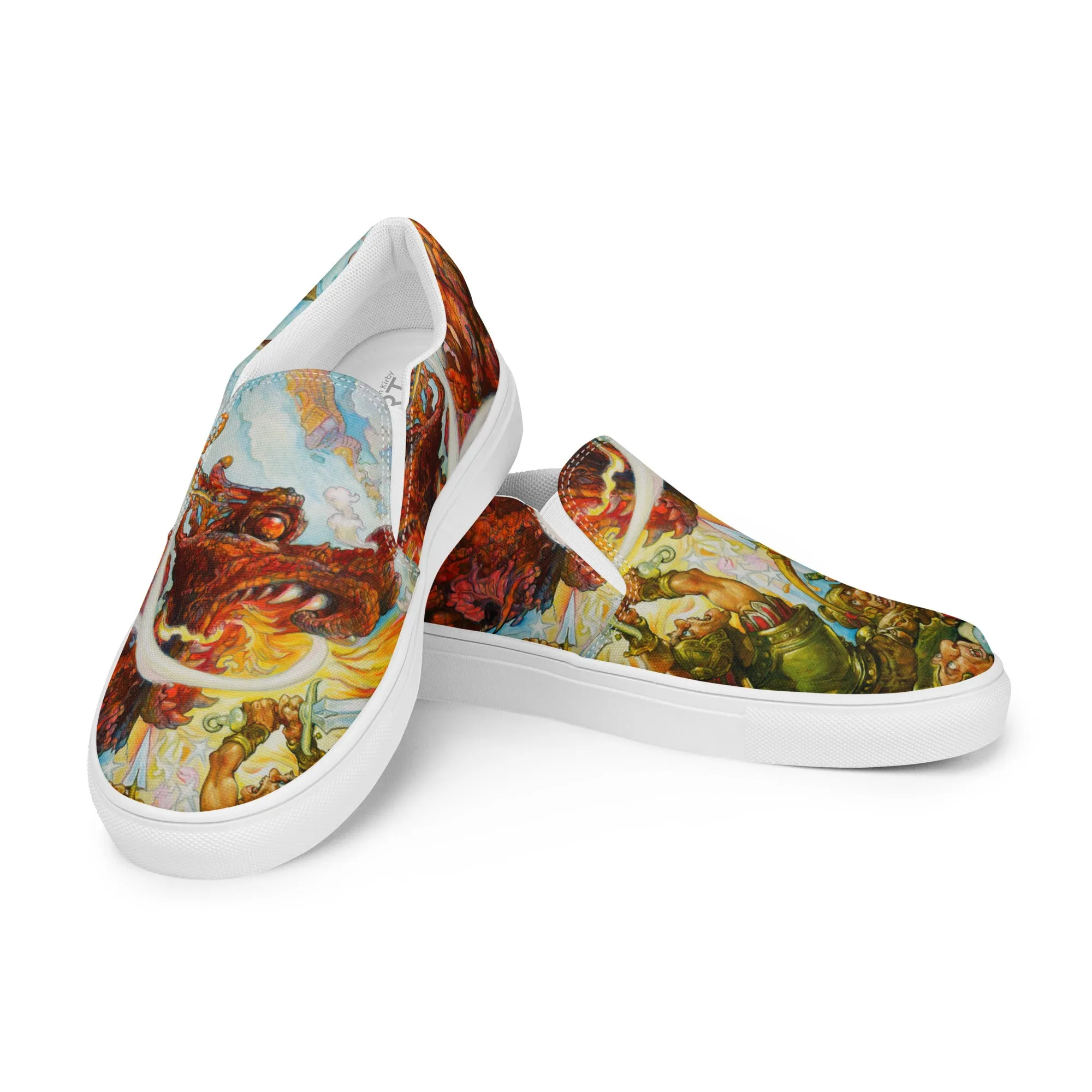 Men's Guards! Guards! Slip-on canvas shoes *US SIZES SHOWN! USE CHART! Comfort padding design Sports fan