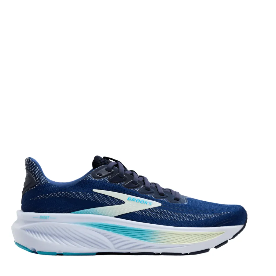 colorful - design shoes Skechers GoRun Brooks Women's Ghost 17 Running Shoes in Navy/Green/Turquoise AW25