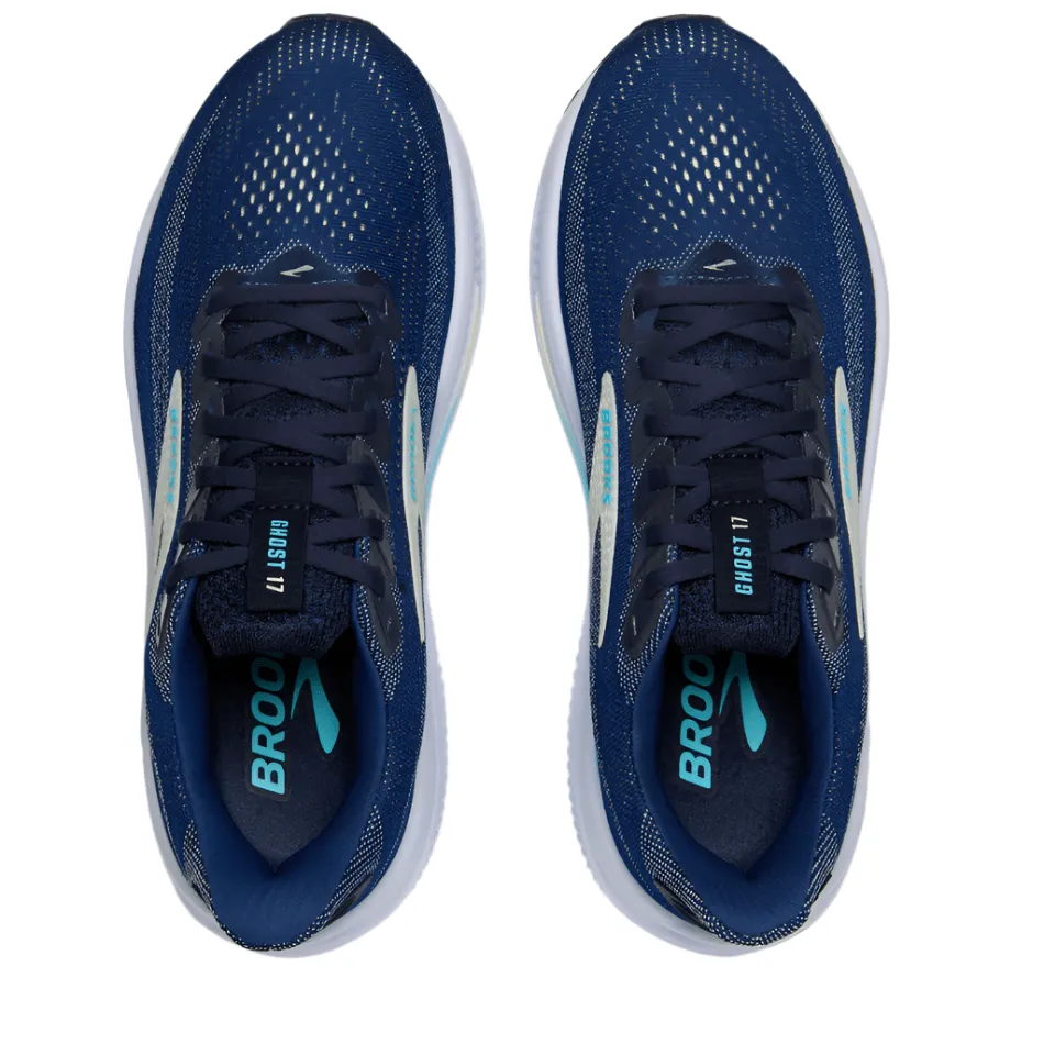 luxury - feel friendly competition Brooks Women's Ghost 17 Running Shoes in Navy/Green/Turquoise AW25