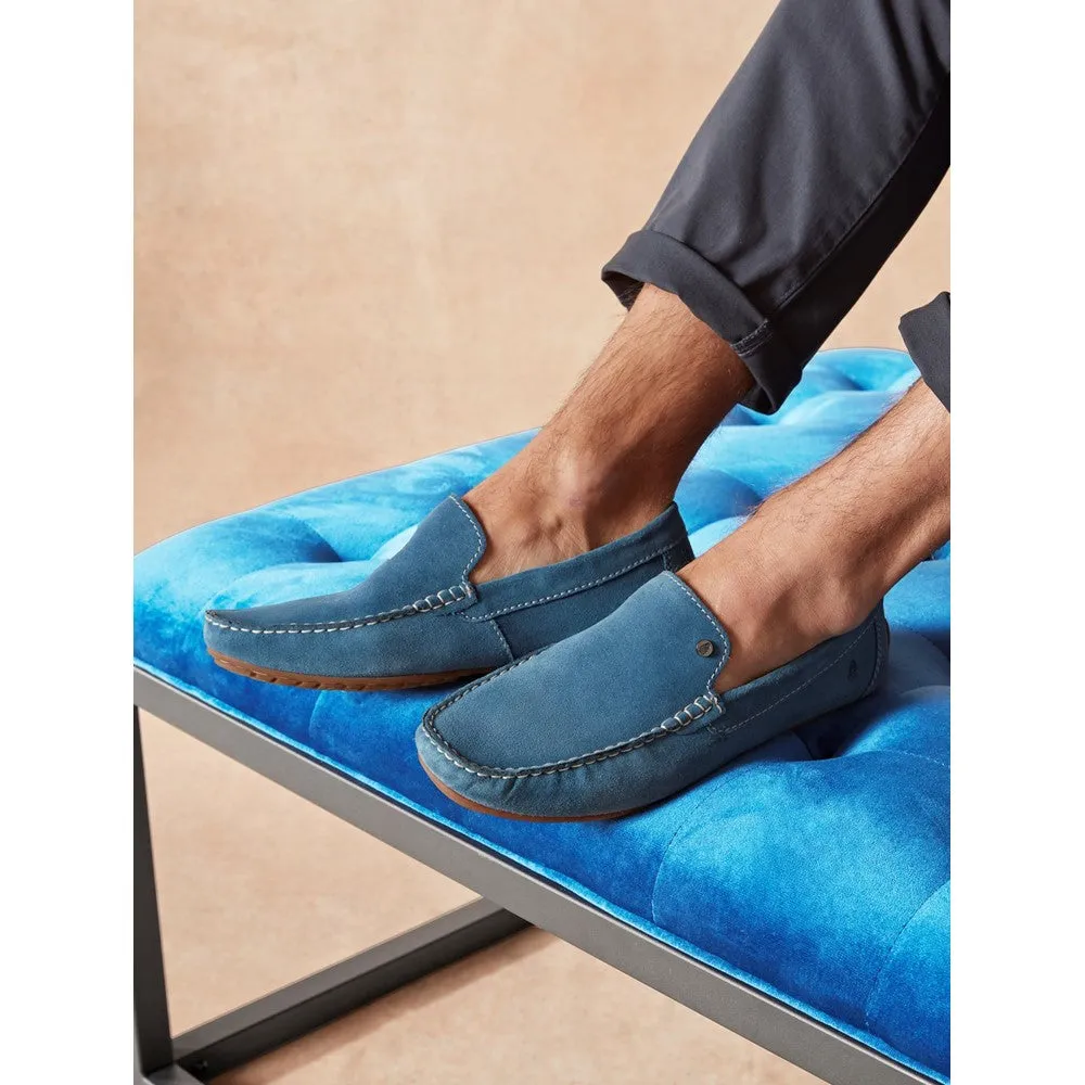 Blue Ralph Suede Shoes Path Walk Pure Flow