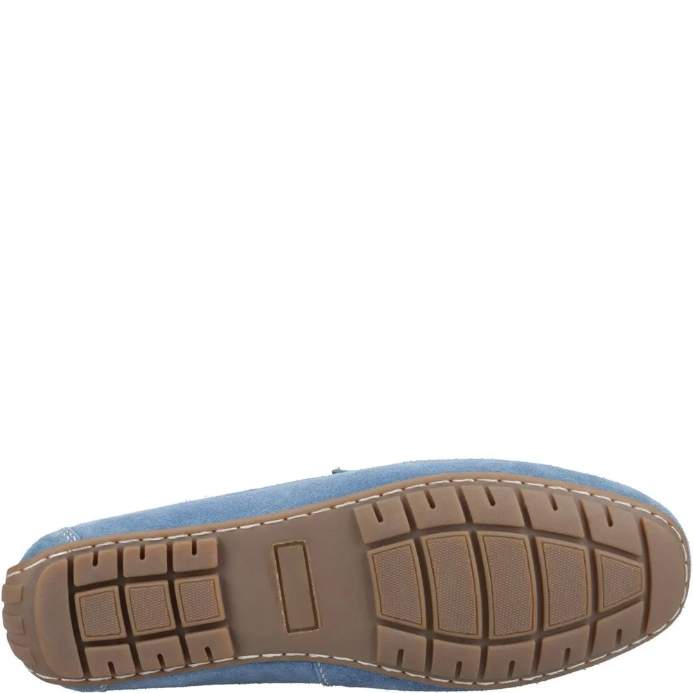 Relaxed Design Blue Ralph Suede Shoes
