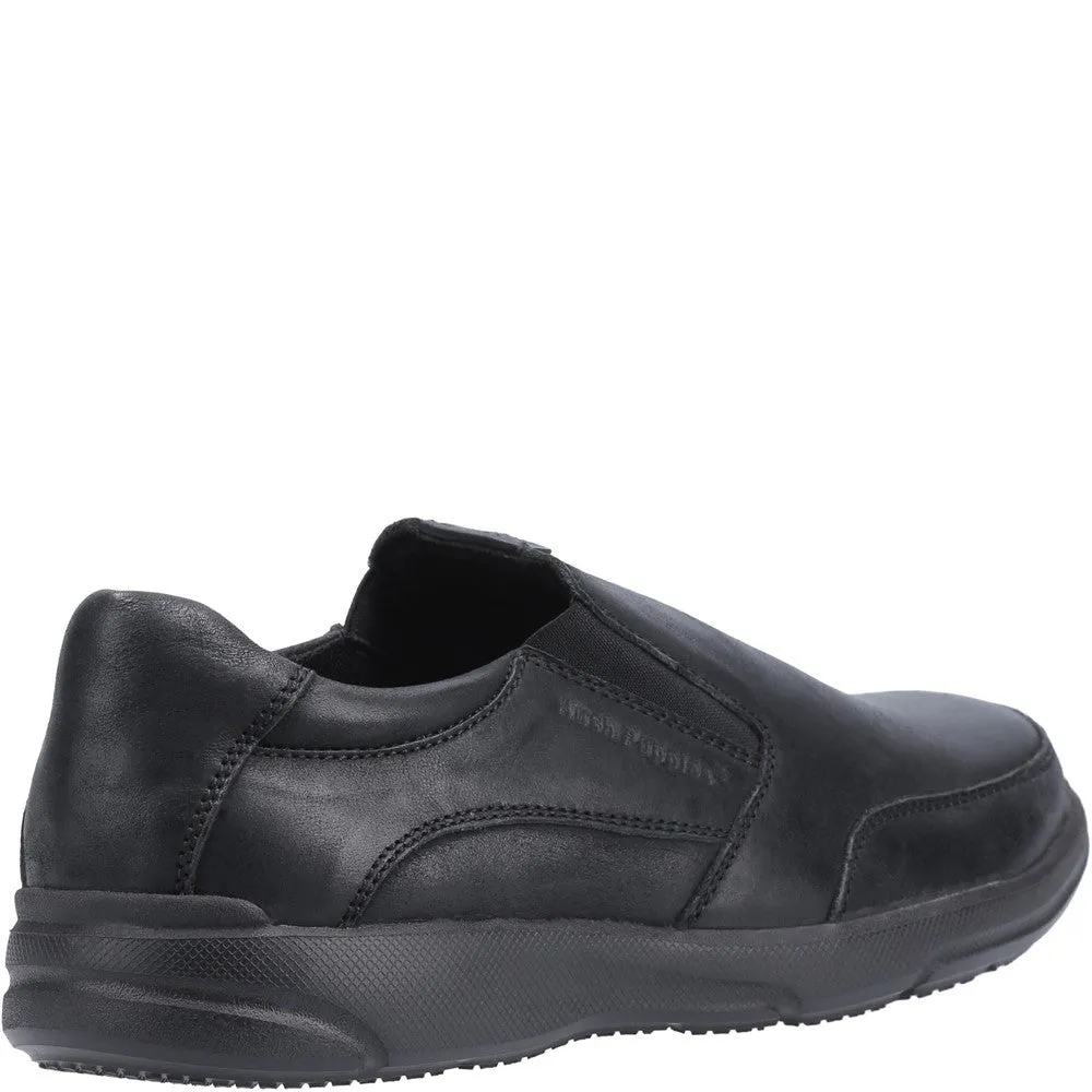 Black Aaron Slip-On Shoes Pure Breeze Modern