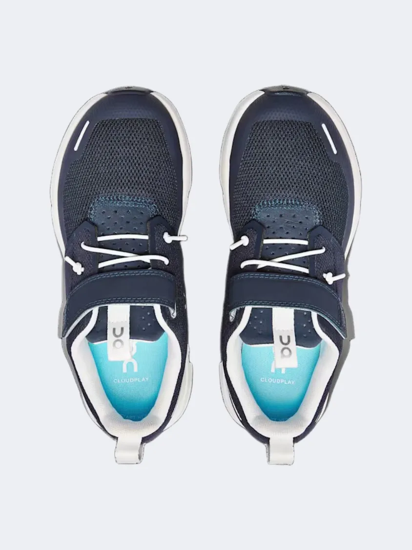 On Cloud Play 1 Ps-Boys Lifestyle Sneakers Midnight/White Ankle wrap