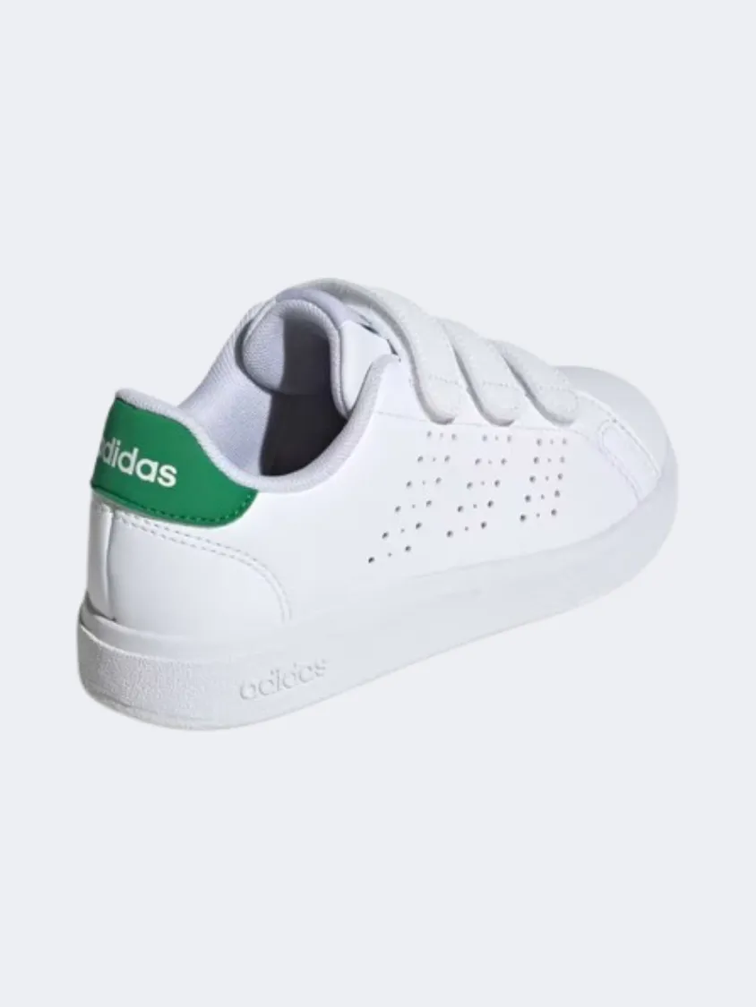 Ankle Support Adidas Advantage Base 2 Ps Sportswear Shoes White/Green