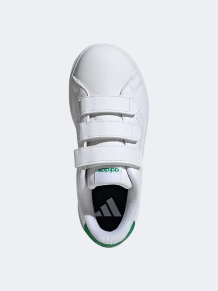 Game Fit Adidas Advantage Base 2 Ps Sportswear Shoes White/Green