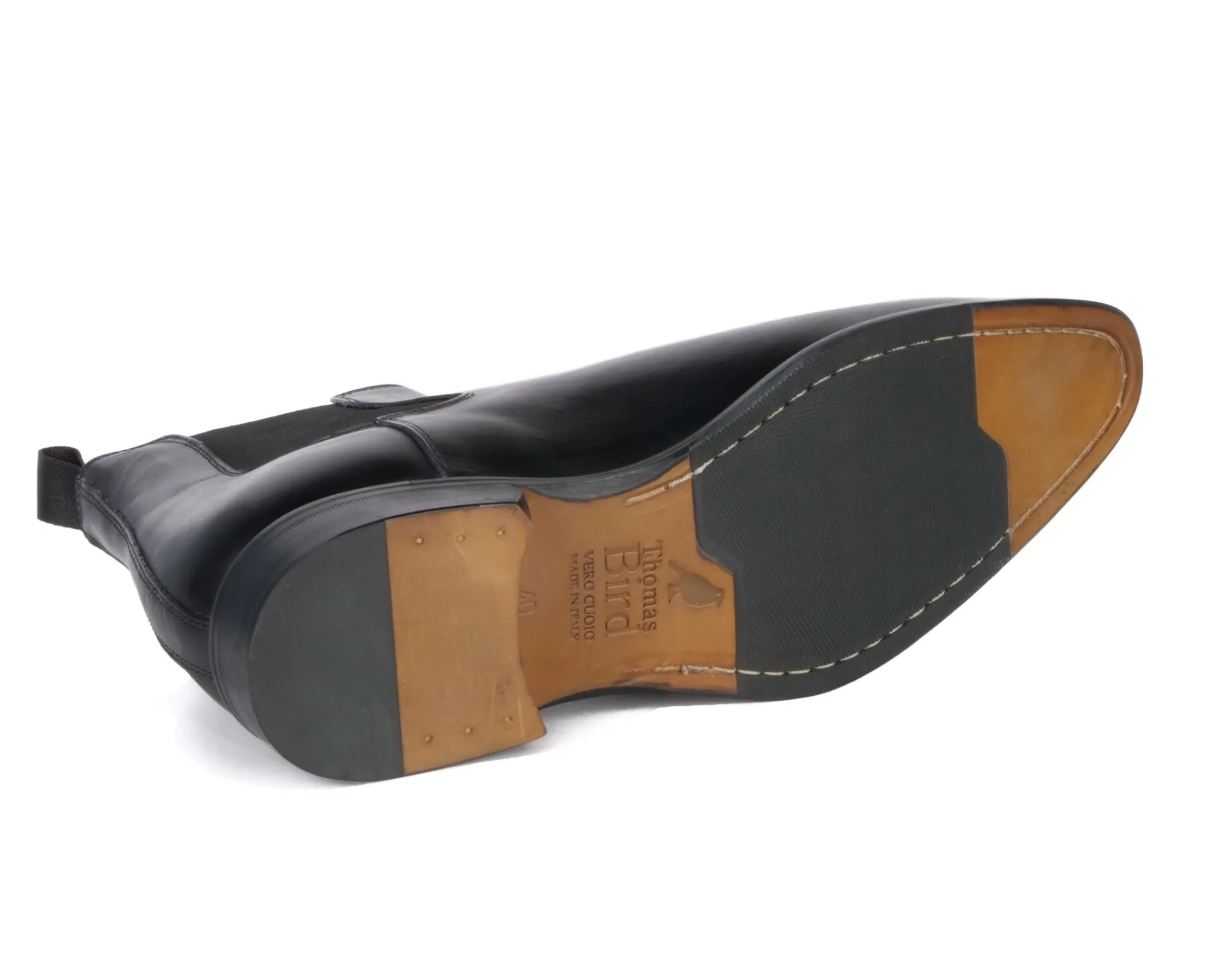 Milan Chelsea Boot Black Modern Fit Adjustable Straps