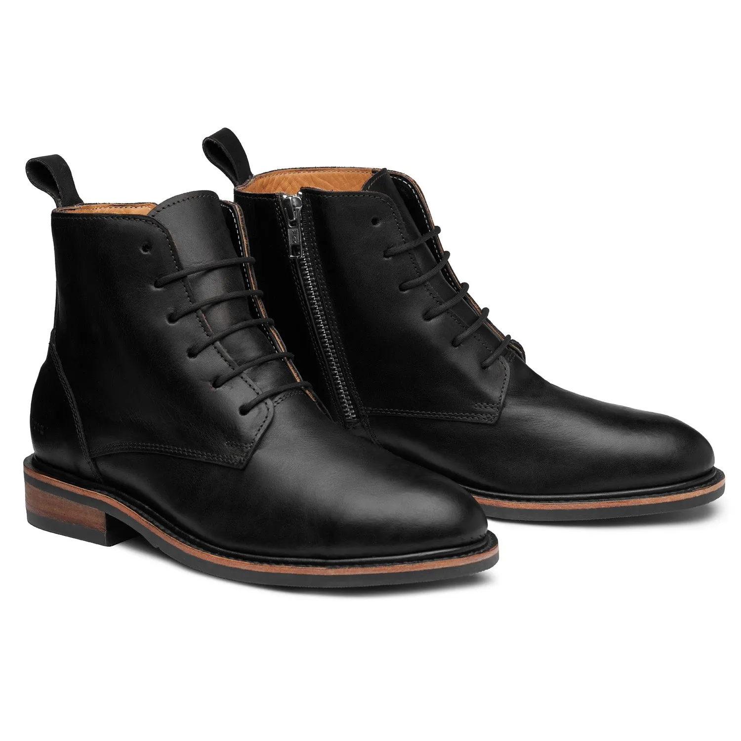 WOMEN STEEL TOE BOOT ELISE BLACK Comfortable Fit Shoes