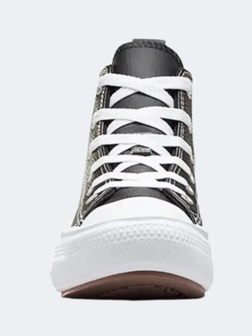 Converse Chuck Taylor All Star Move Ps-Girls Lifestyle Shoes Black/White Flexible Fit Energy Core