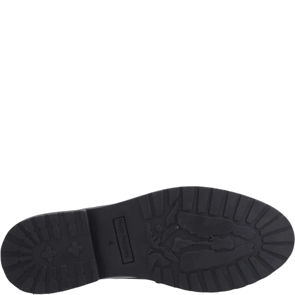Durable Fit Black Verity Patent Snaffle Loafers