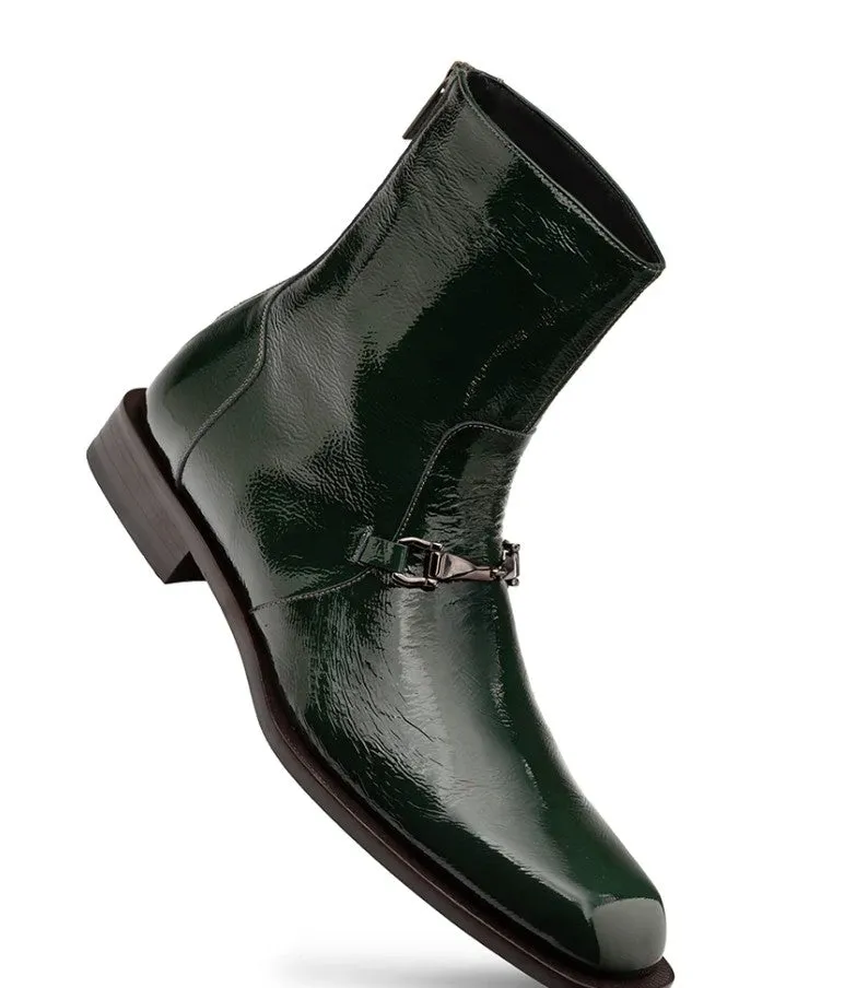 Style: Buscemi Boot Green Quick Dash Short Trip