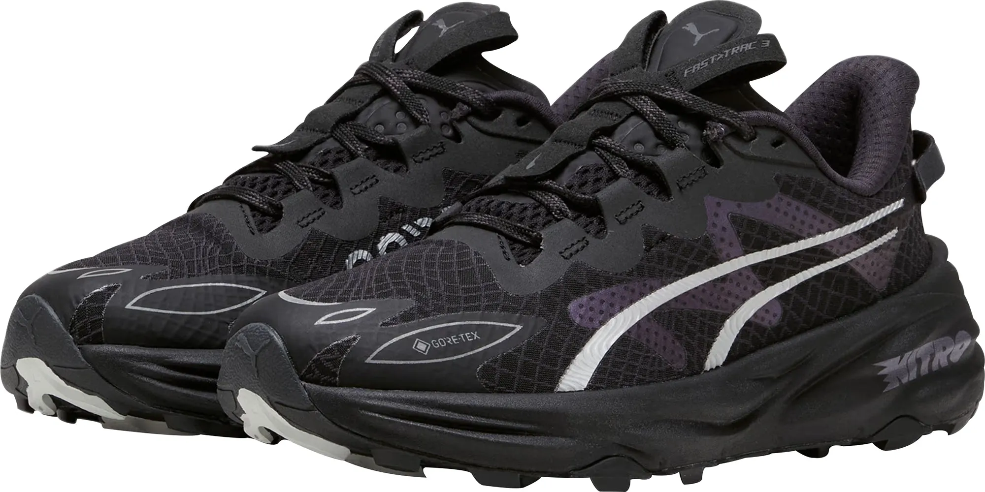 Puma Fast-Trac Nitro 3 GORE-TEX Womens Trail Running Shoes - Black All Movement Rapid Move