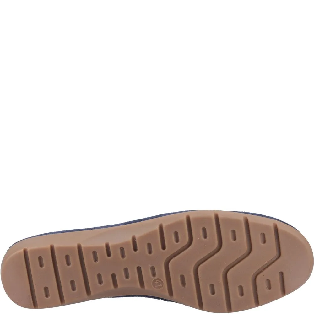 Arch Love Navy Shelby Suede Loafers