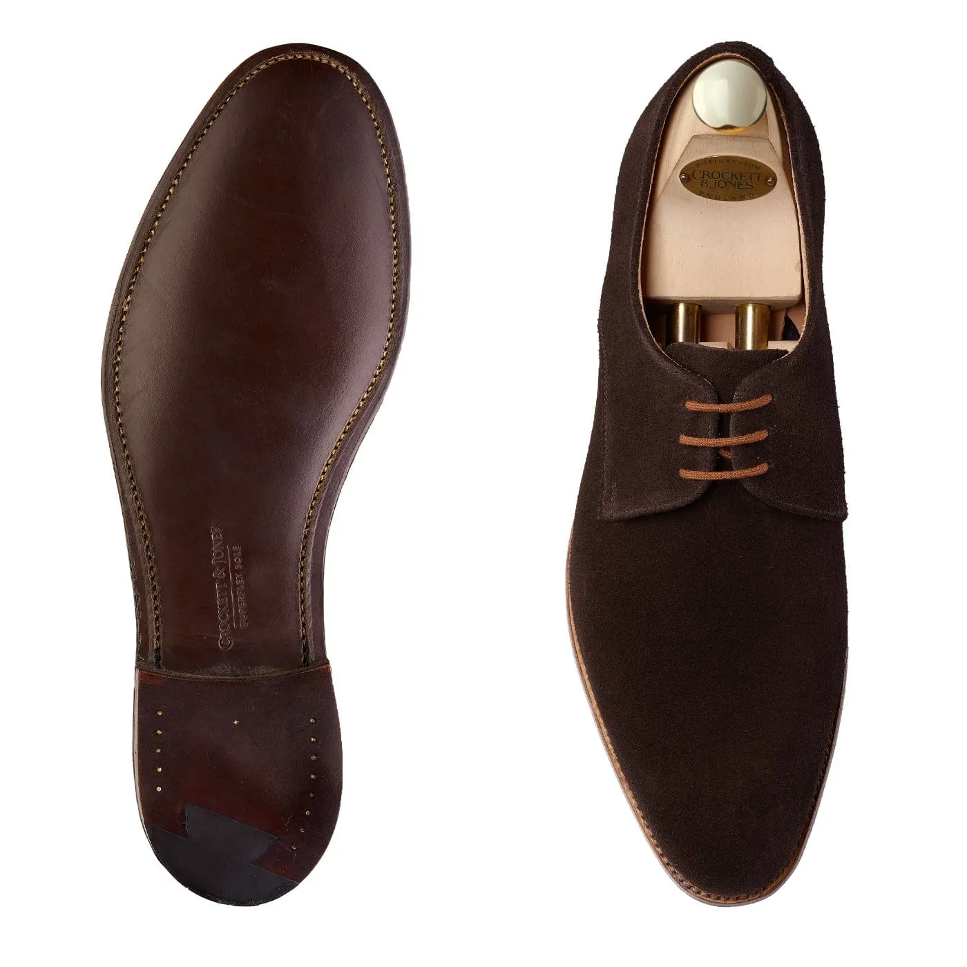 Sleek Slim Profile Waterford Dark Oak Suede