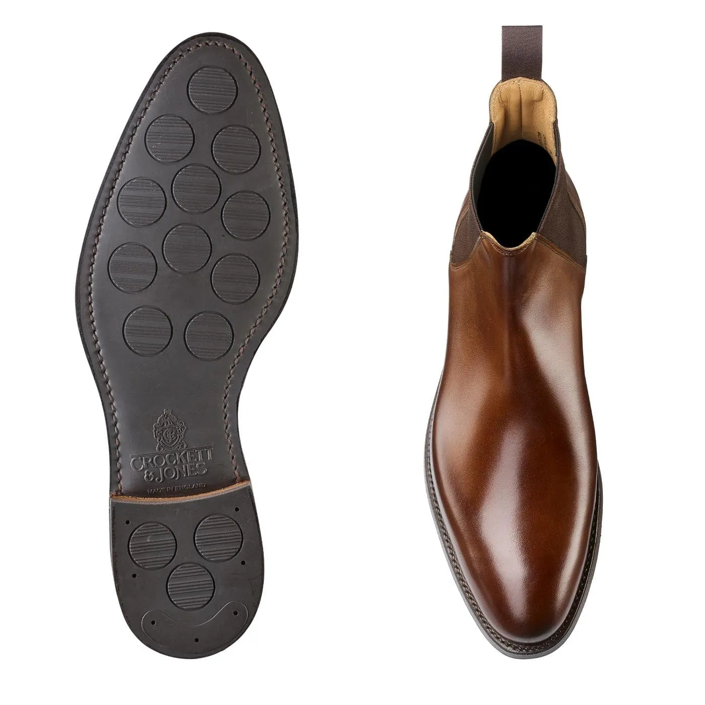Chelsea 8 Dark Brown Burnished Calf Functional Look