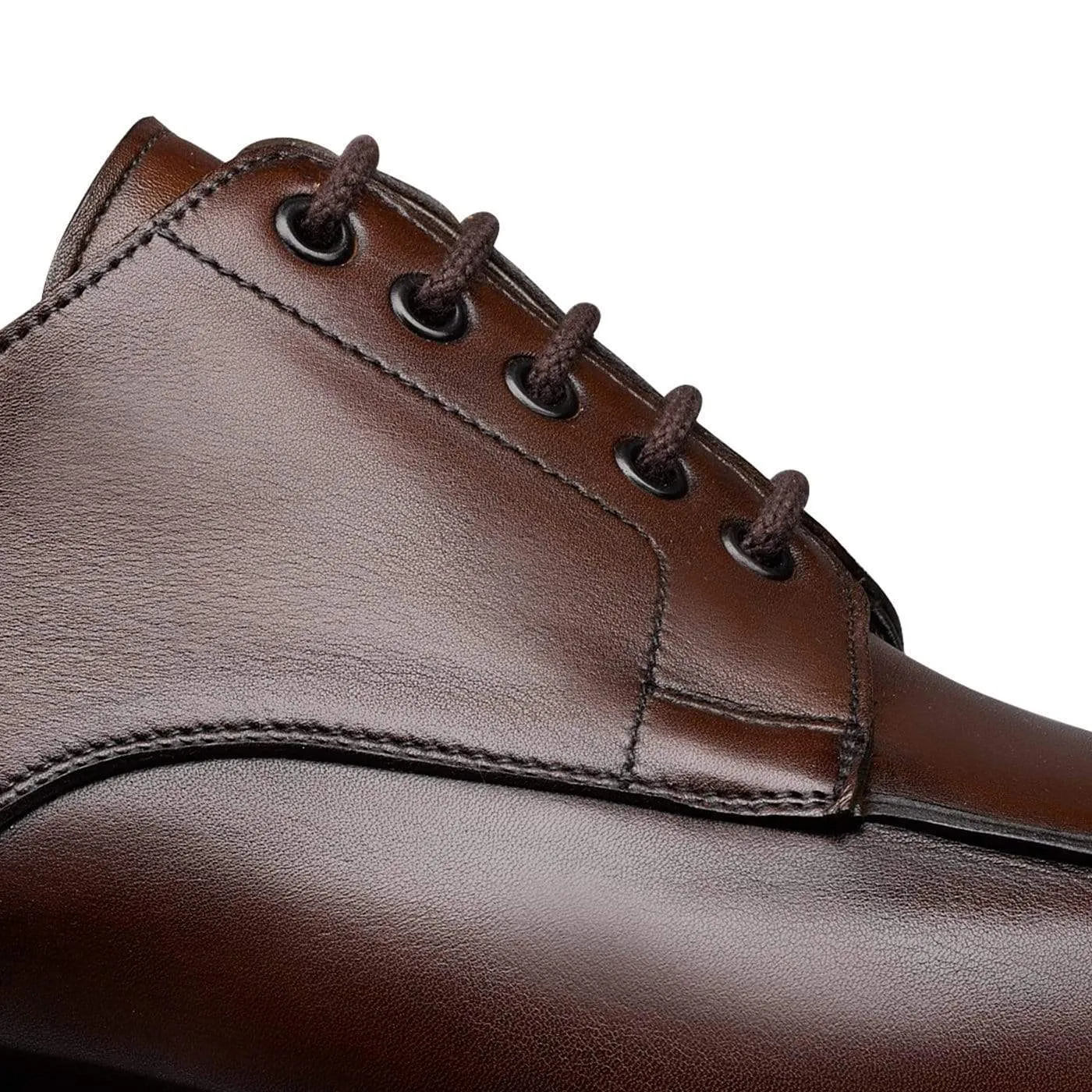 Elegant Minimal Design Wexford Dark Brown Wax Calf