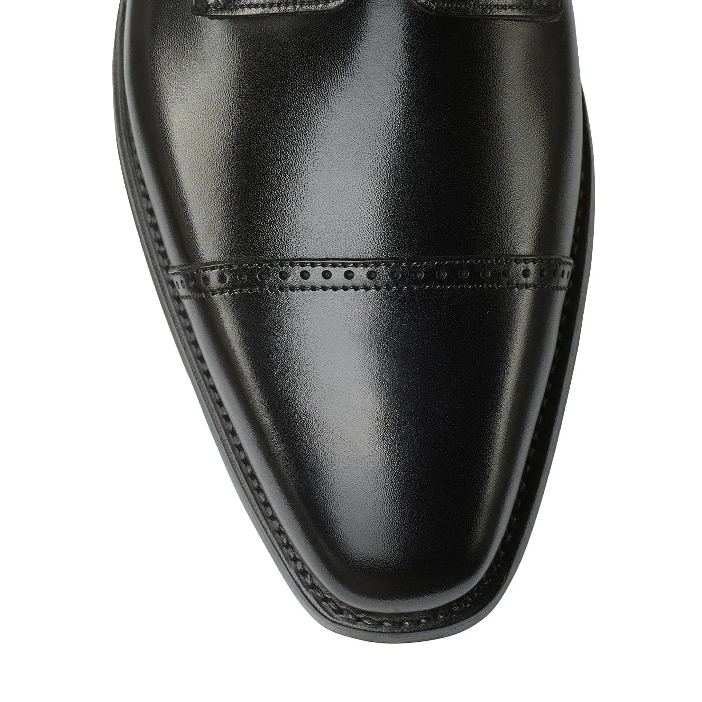 Salisbury Black Calf Soft Soles Polished Look